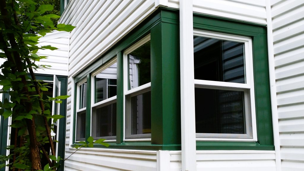 An example of a plastic window