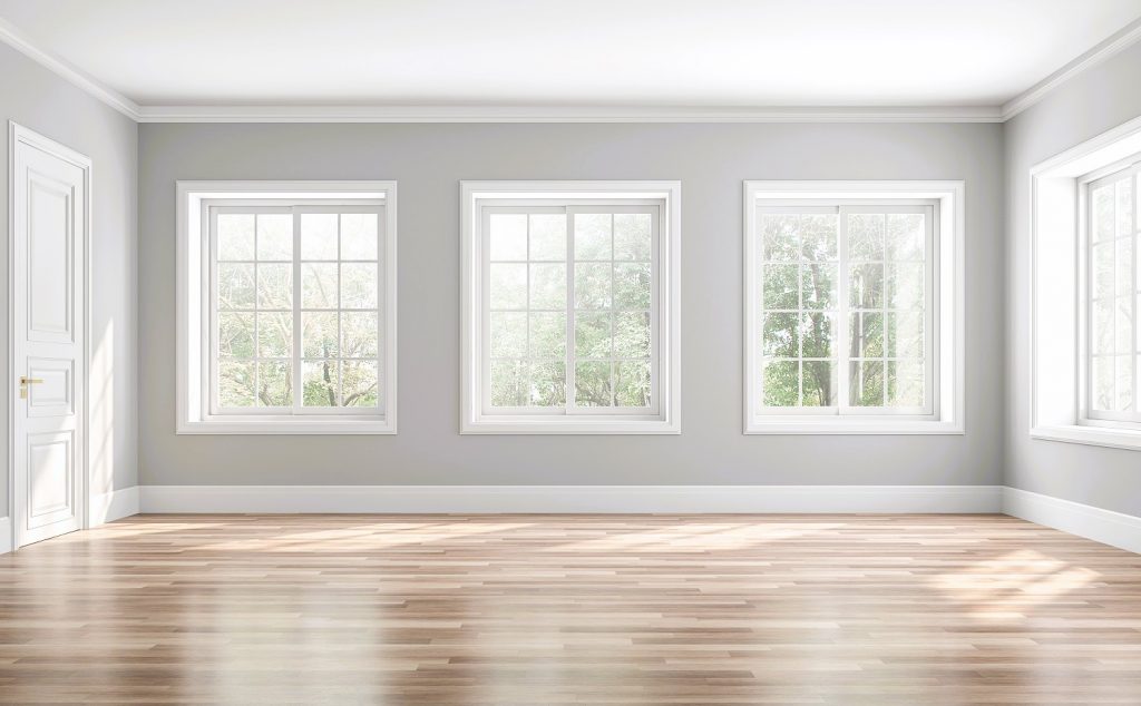 view of plastic windows